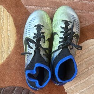 Nike Kids Sneakers - Silver, Black, Blue, Yellow